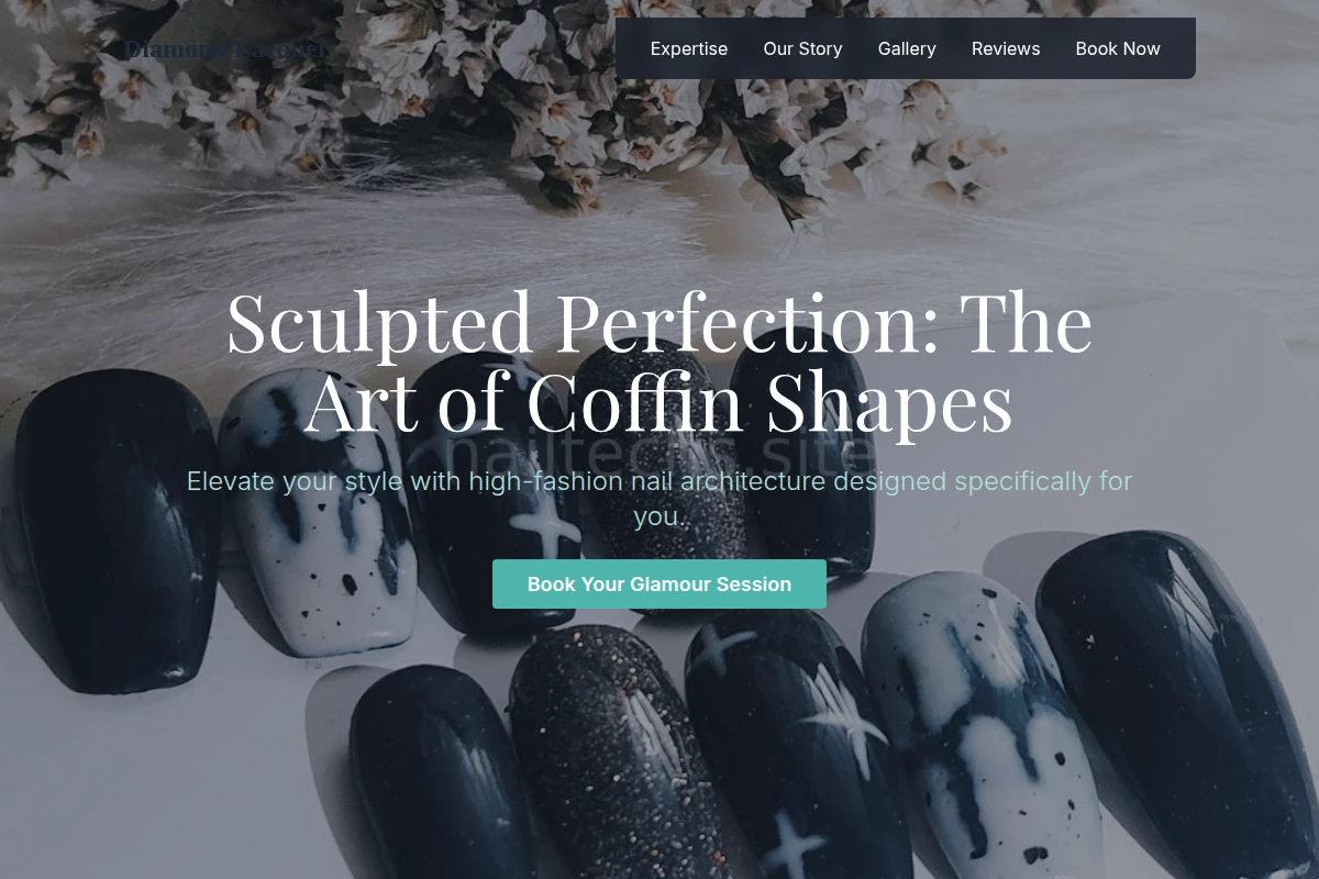 Coffin Nail Art