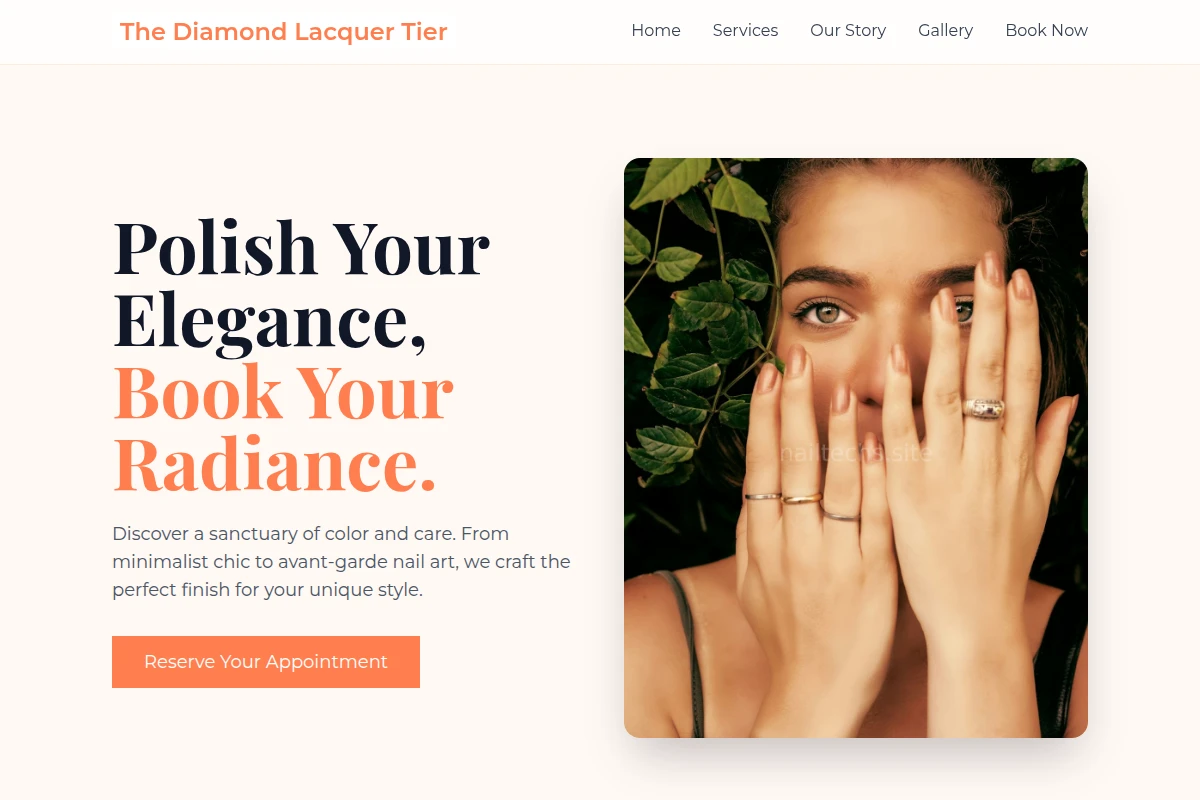 Booking Nail Salon