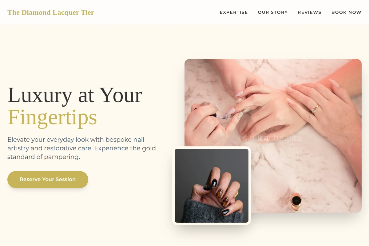 Booking Nail Salon