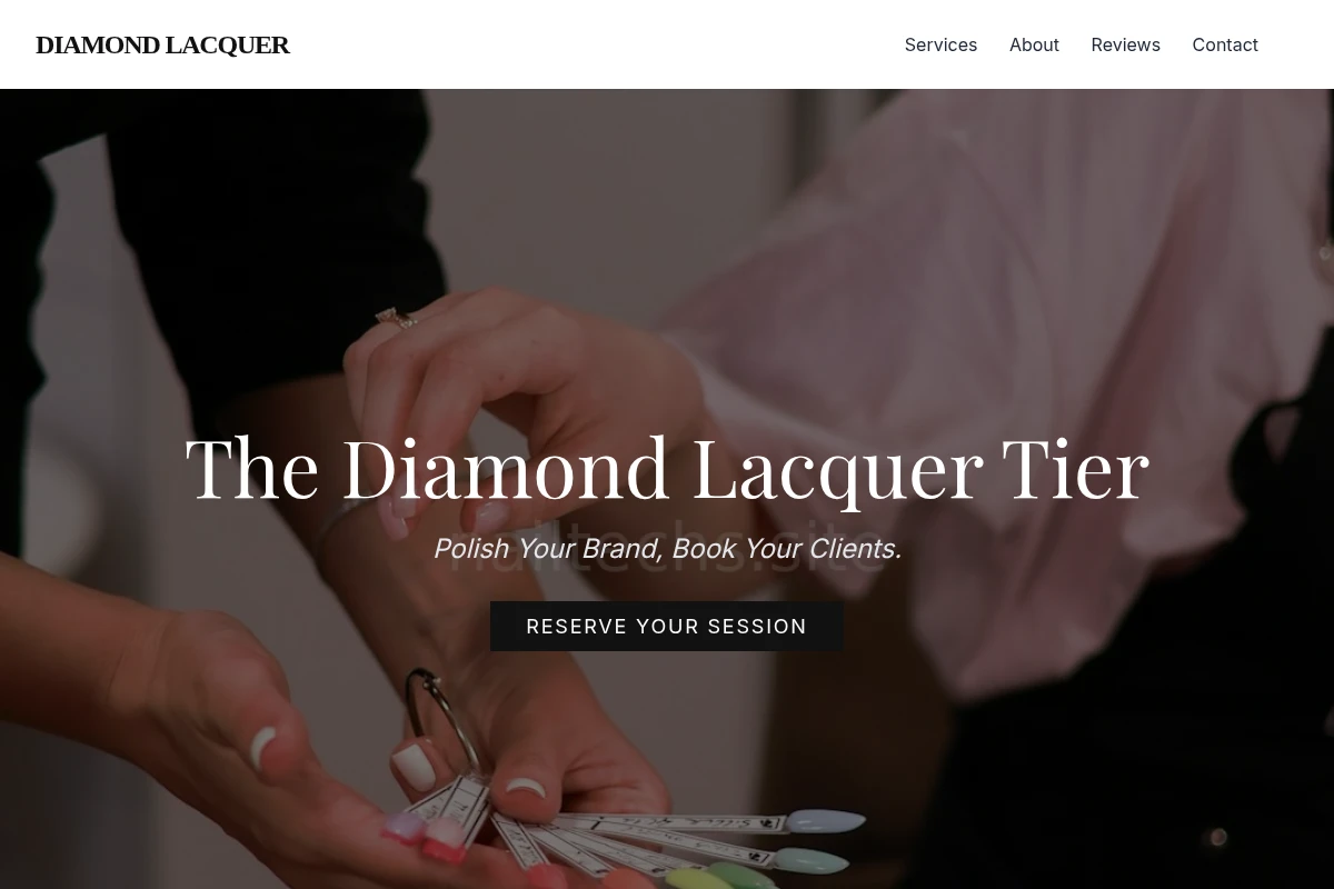 Booking Nail Salon